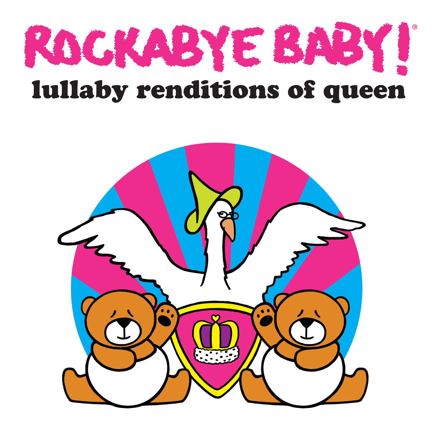 album art for Rockabye Baby's Queen bedtime songs