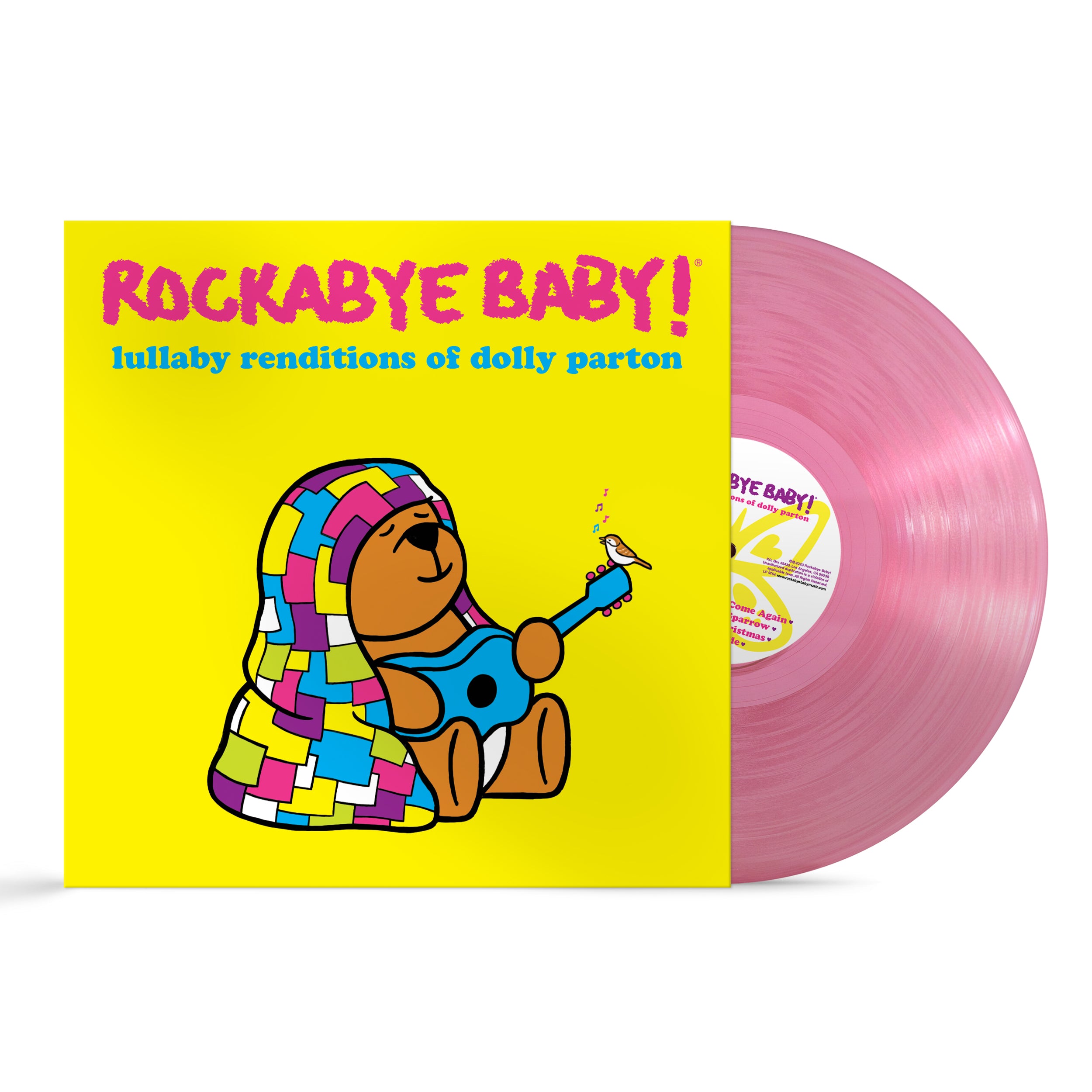 album art for dolly parton vinyl on rockabye baby