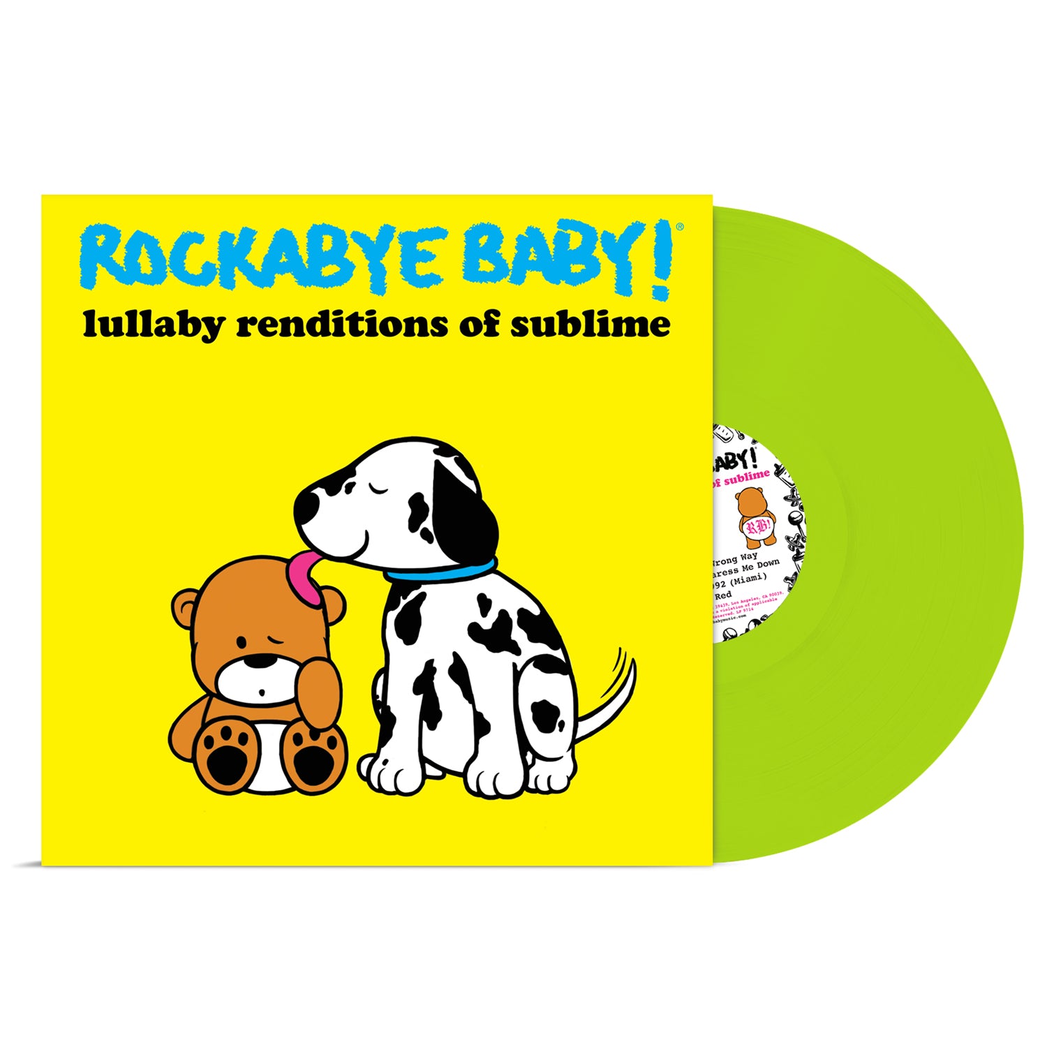 green vinyl of Sublime modern lullabies