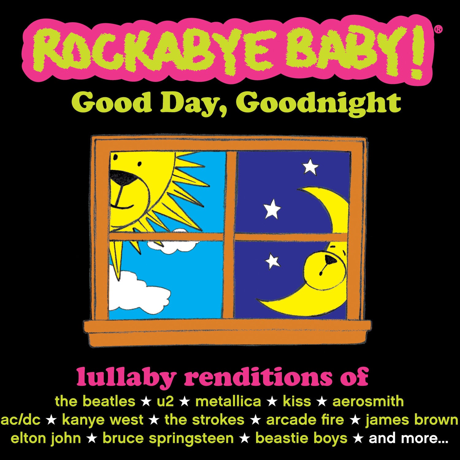 rockabye baby good day goodnight baby sleep music compilation