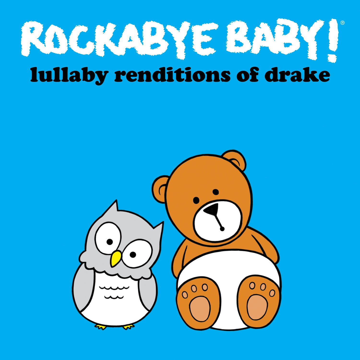 album illustration for drake lullabies - shop baby sleep music on rockabye baby