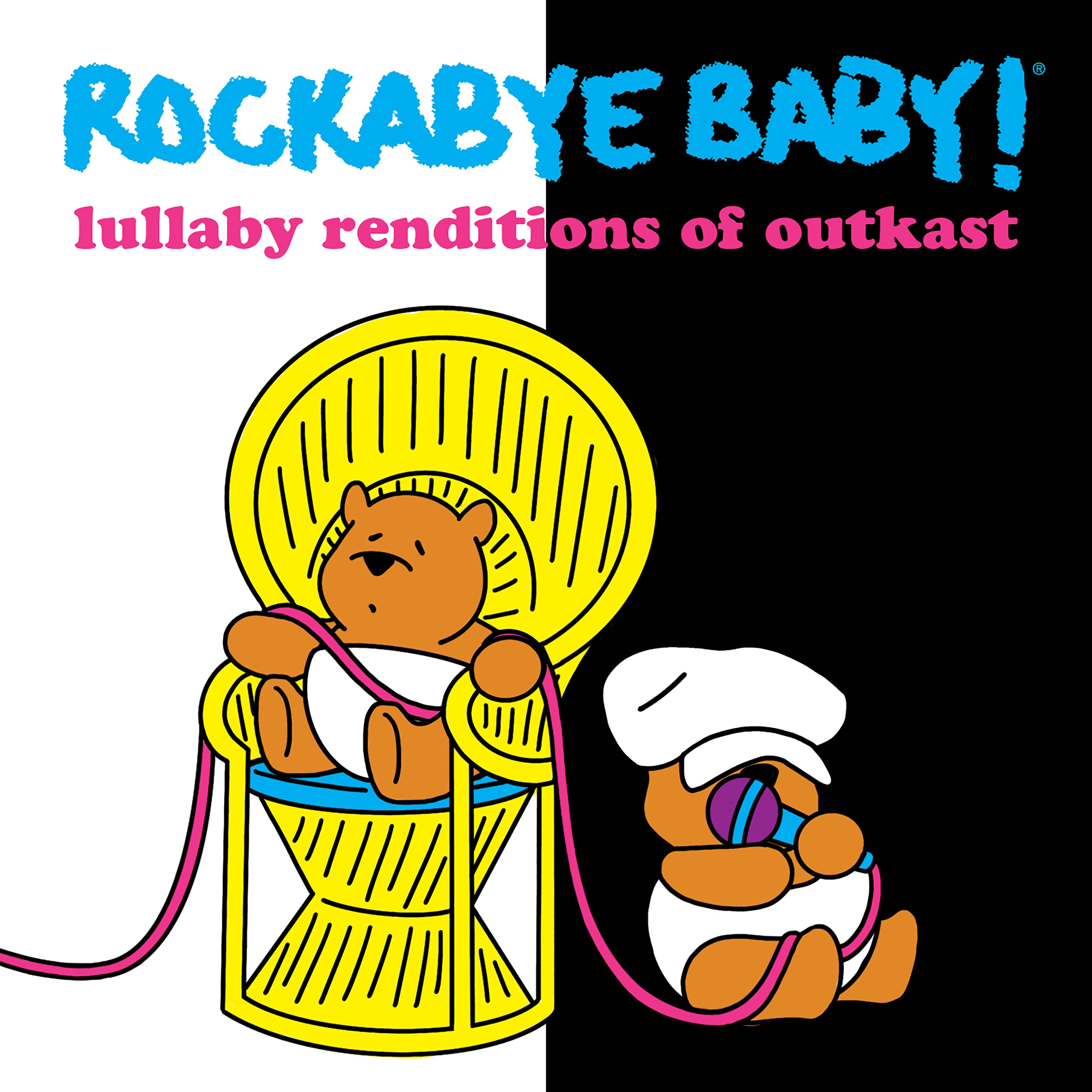 album cover for rockabye baby modern lullaby renditions of Outkast