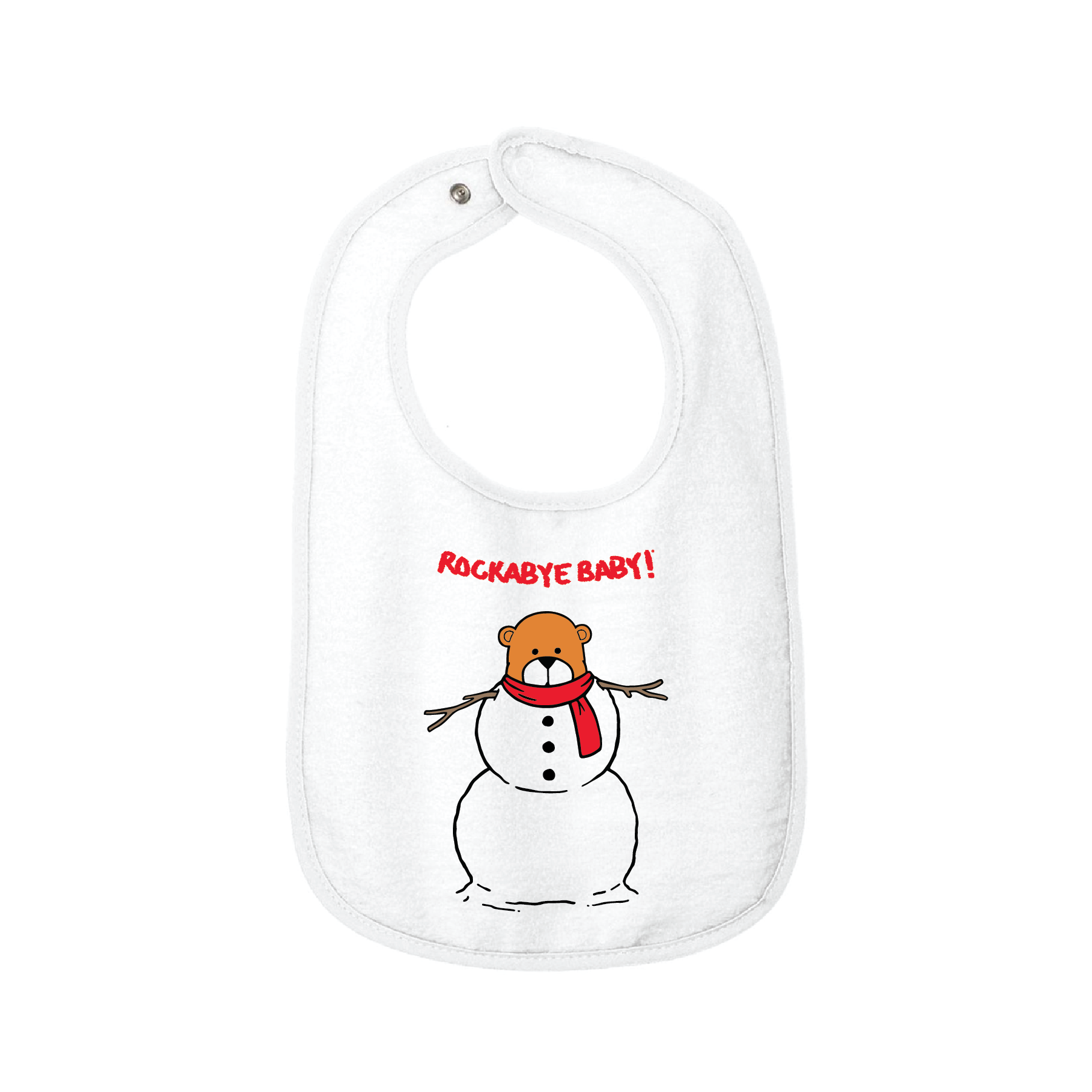 Rockabye Baby Holiday Bib