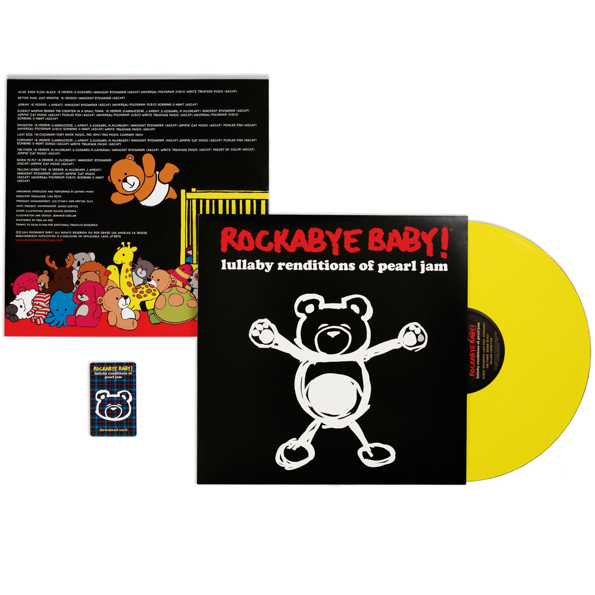 rockabye baby lullaby renditions pearl jam vinyl lp