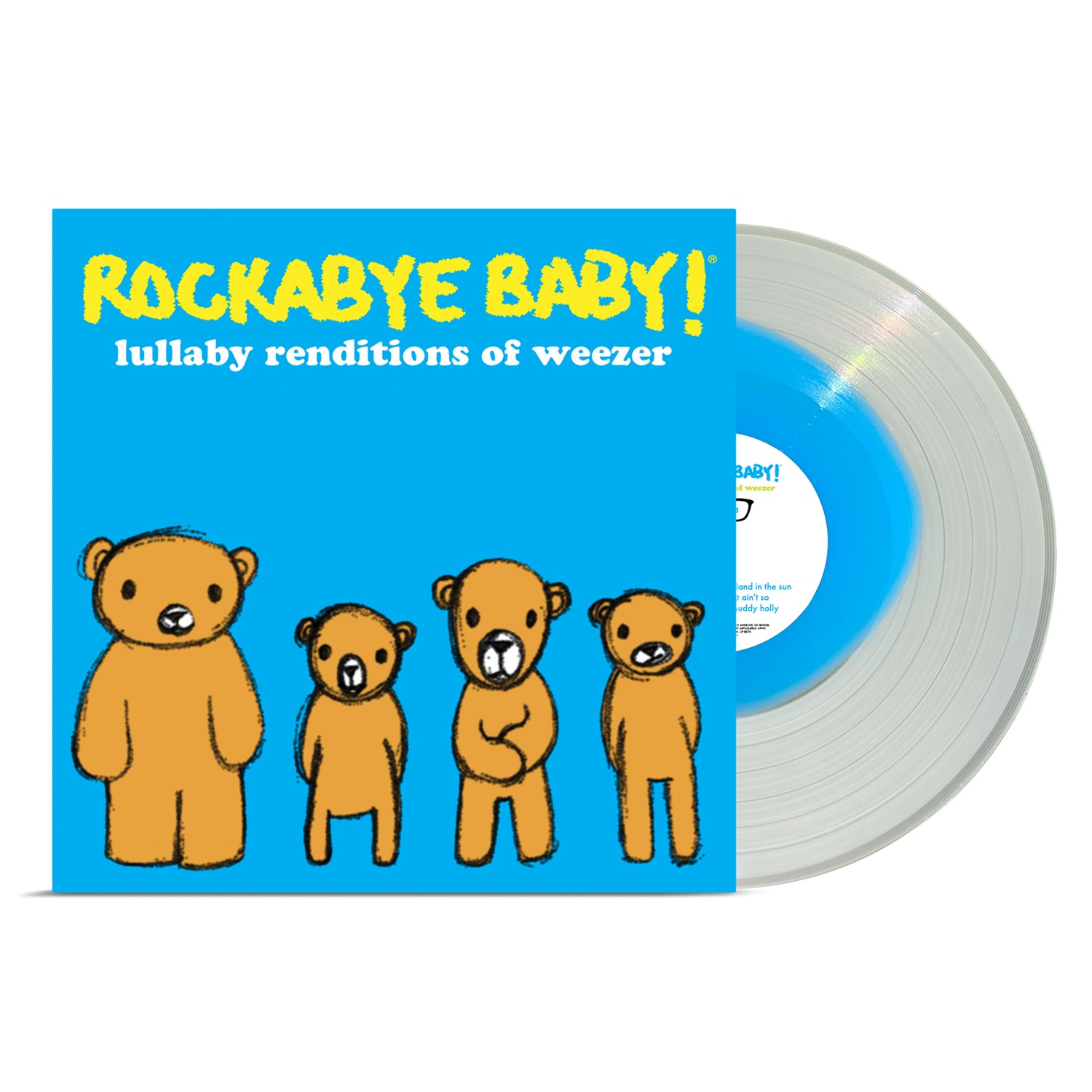 album art for weezer instrumental lullabies by rockabye baby