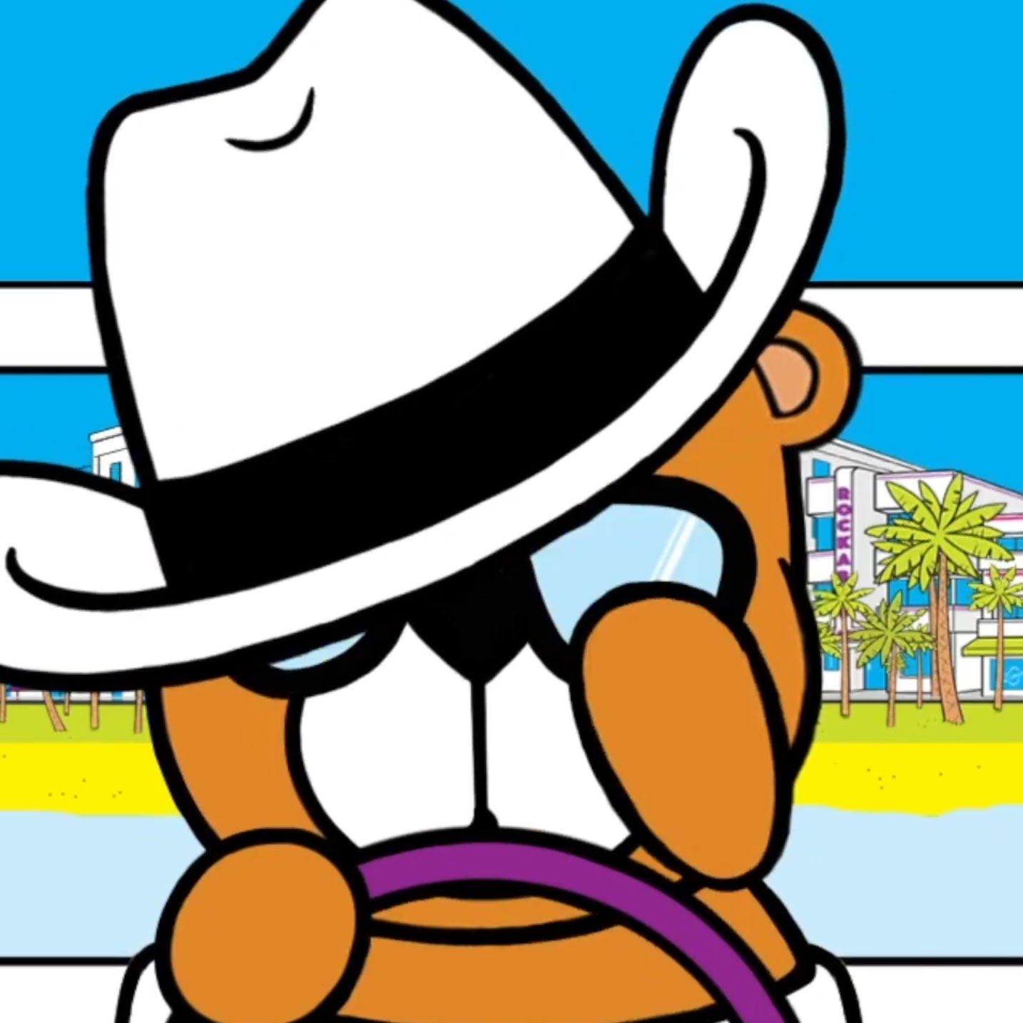 Rockabye Baby bear animation for Lullaby Renditions of Pitbull