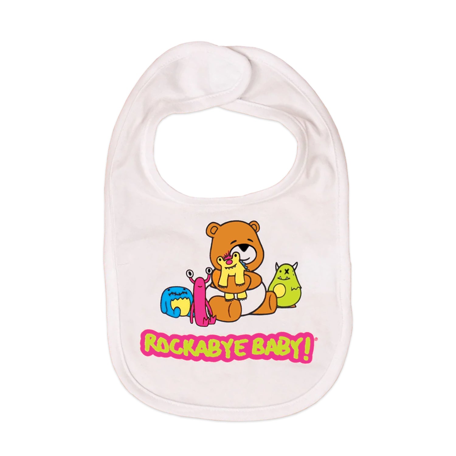 Rockabye Baby Bib ("Lullaby Renditions of Lady Gaga" Album Art)