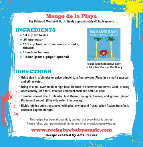 mango rice baby food recipe for babies 6 months & up