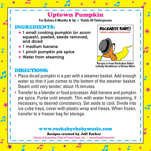 pumpkin banana homemade baby food recipe for babies 6 months and up