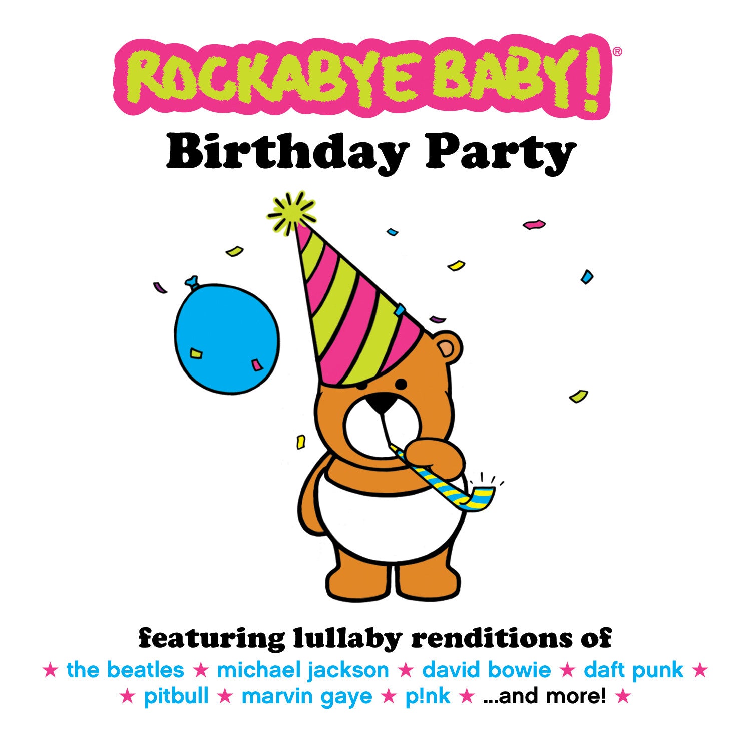 rockabye baby birthday party compilation